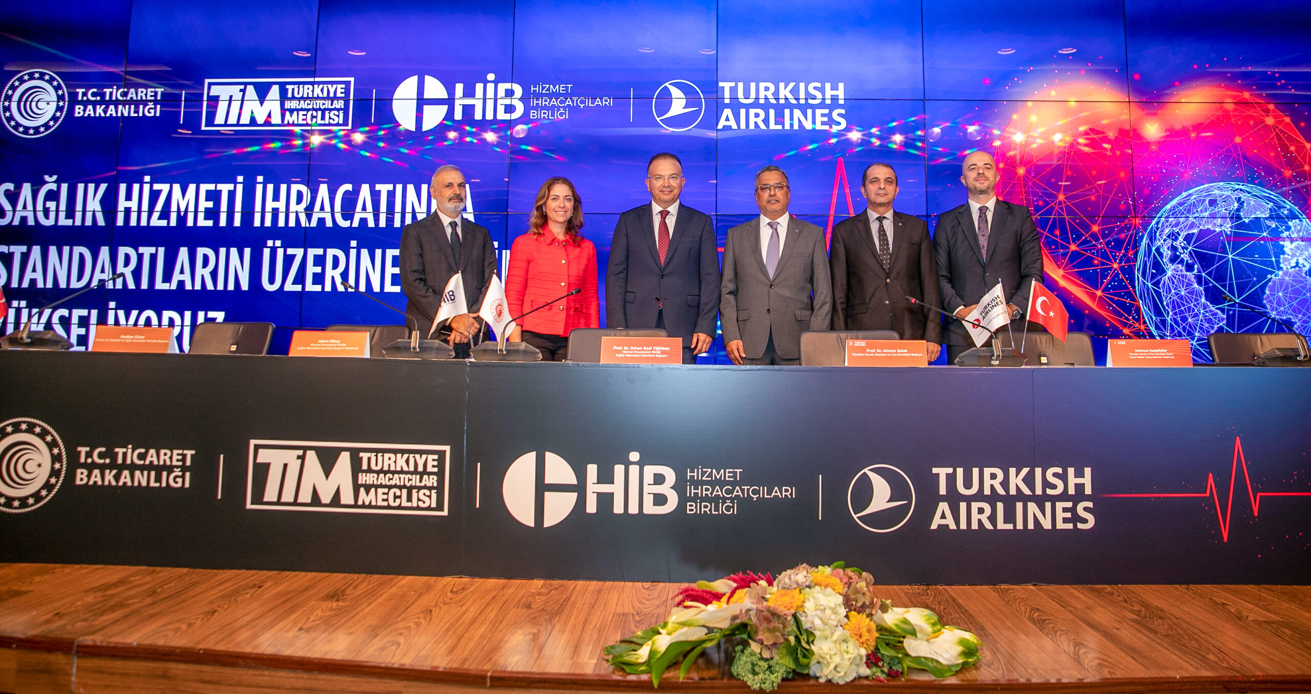 Türk Hava Yolları ve Hizmet İhracatçıları Birliği, sağlık sektöründe dünya liderliği için buluştu.