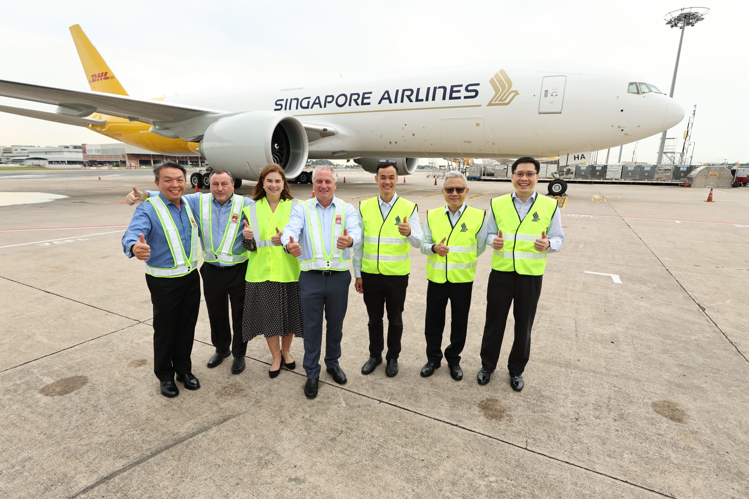 Singapore Airlines-DHL Ortaklığında İlk Uçak Teslim Edildi.
