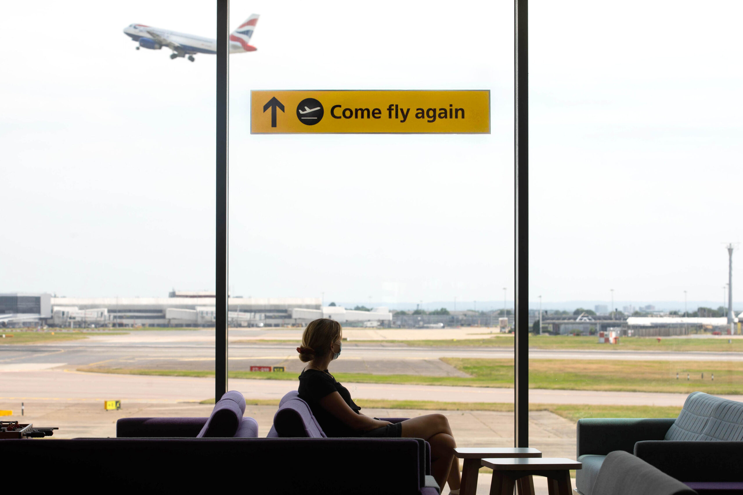 Heathrow Havalimanı, sakinleşti