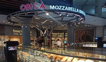 Obica Mozerella Bar, İstanbul Havalimanı’nda