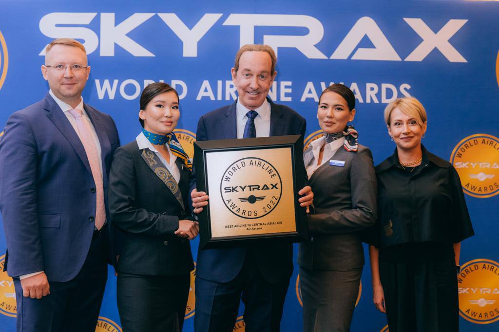 AIR ASTANA, 10.kez Skytrax “Orta Asya VE BDT’nin En İyi Havayolu” ödülünü aldı
