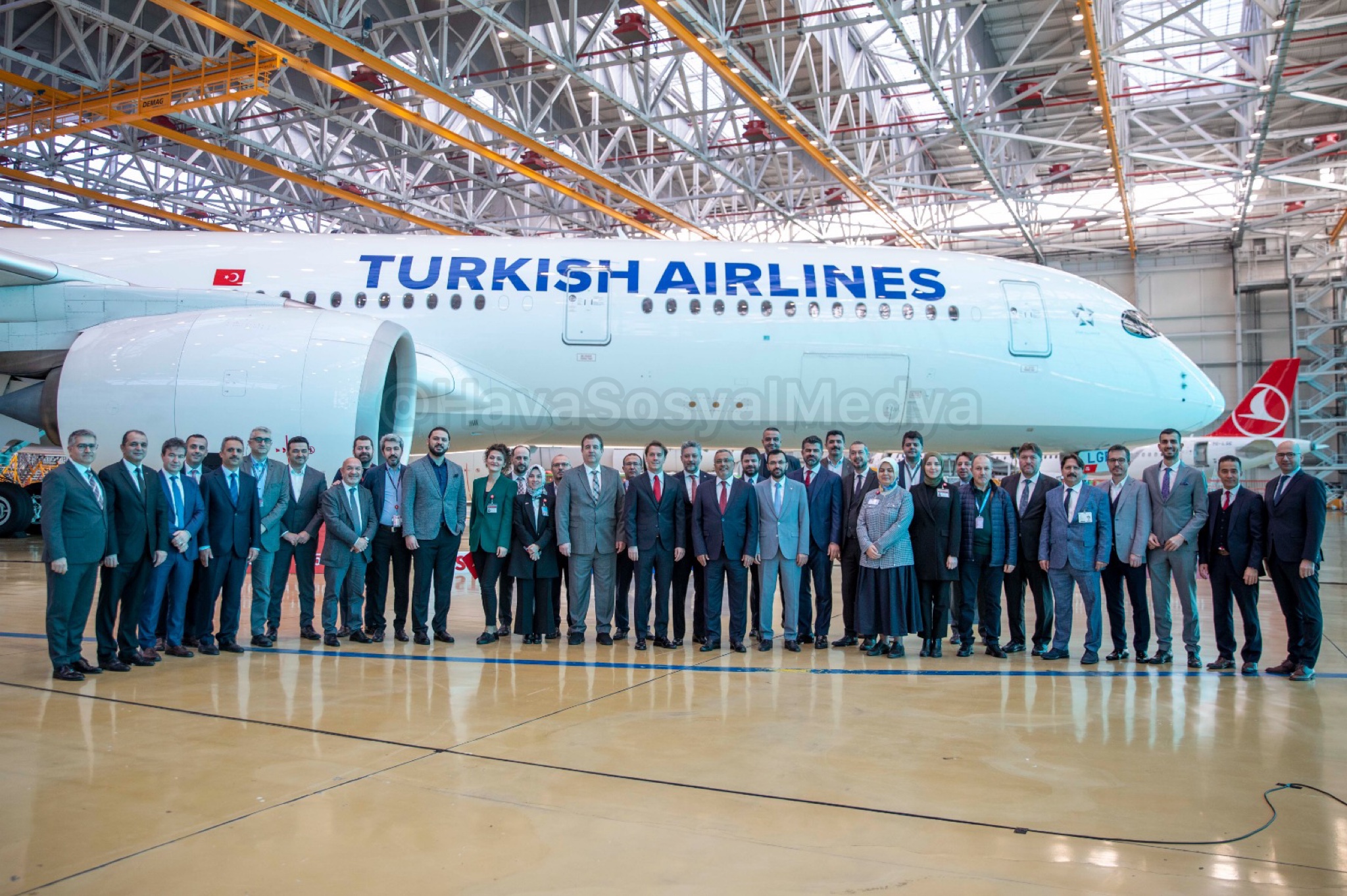 THY Teknik İlk Airbus A350-900 Üs Bakımı Operasyonunu Başarıyla Tamamladı