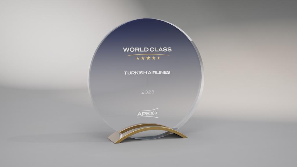 Türk Hava Yolları, sunduğu hizmet standardıyla bir kez daha APEX World Class Ödülüne layık görüldü.