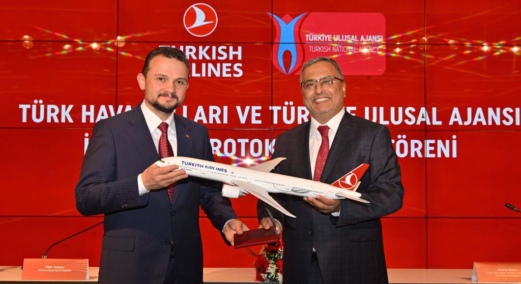 Türk Hava Yolları ve Türkiye Ulusal Ajansı arasında iş birliği protokolü imzalandı