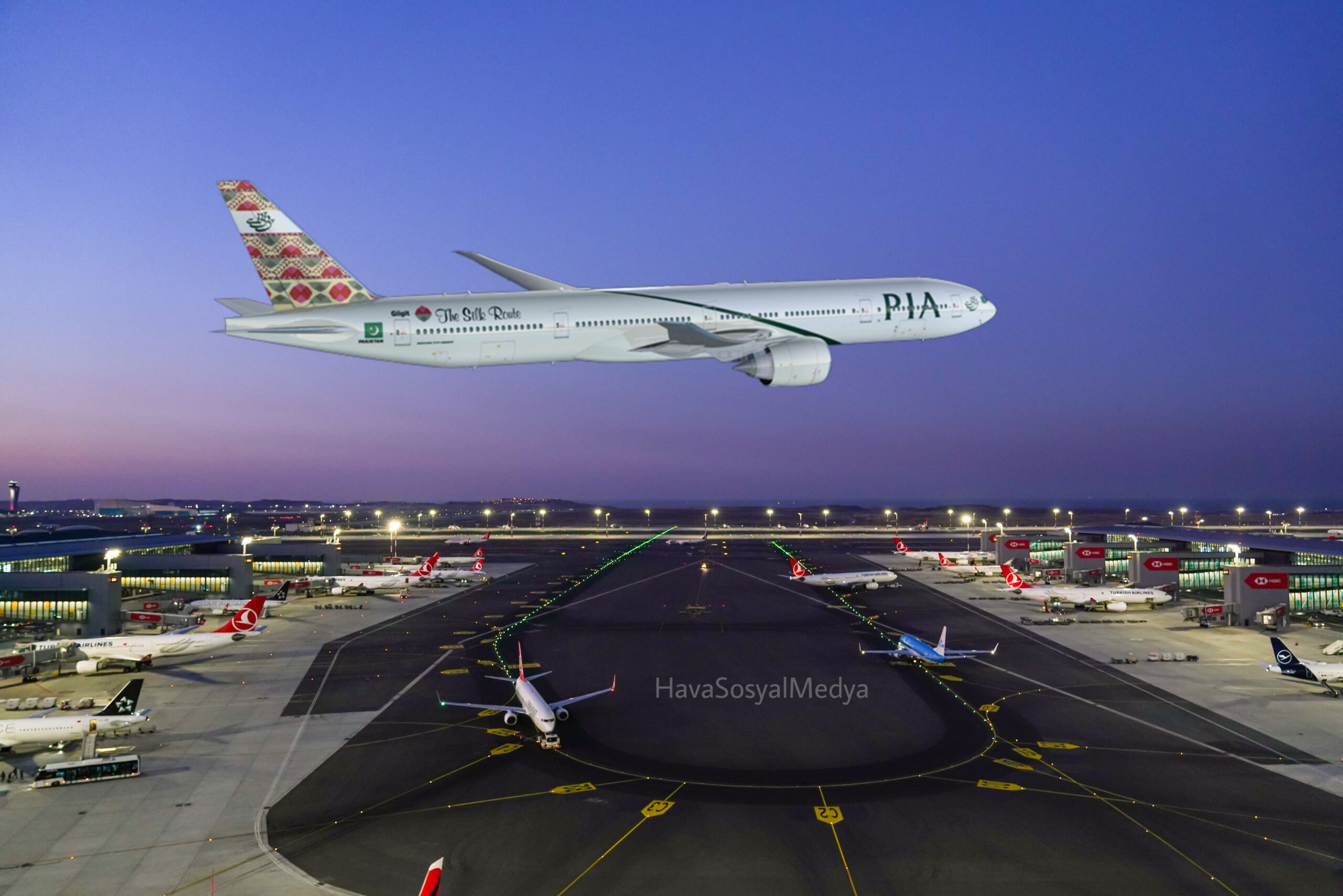 Pakistan Uluslararası Havayolları (PIA), İGA İstanbul Havalimanı’na Uçuşlarına Başlıyor