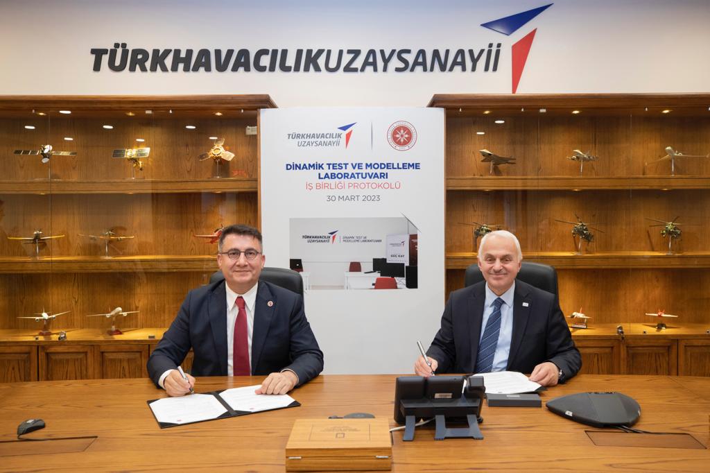 Türk Havacılık Uzay Sanayii ile İzmir Yüksek Teknoloji Enstitüsü arasında ‘Dinamik Test ve Modelleme Laboratuvar’ının Faaliyete Geçmesini Sağlayacak Protokol İmzalandı