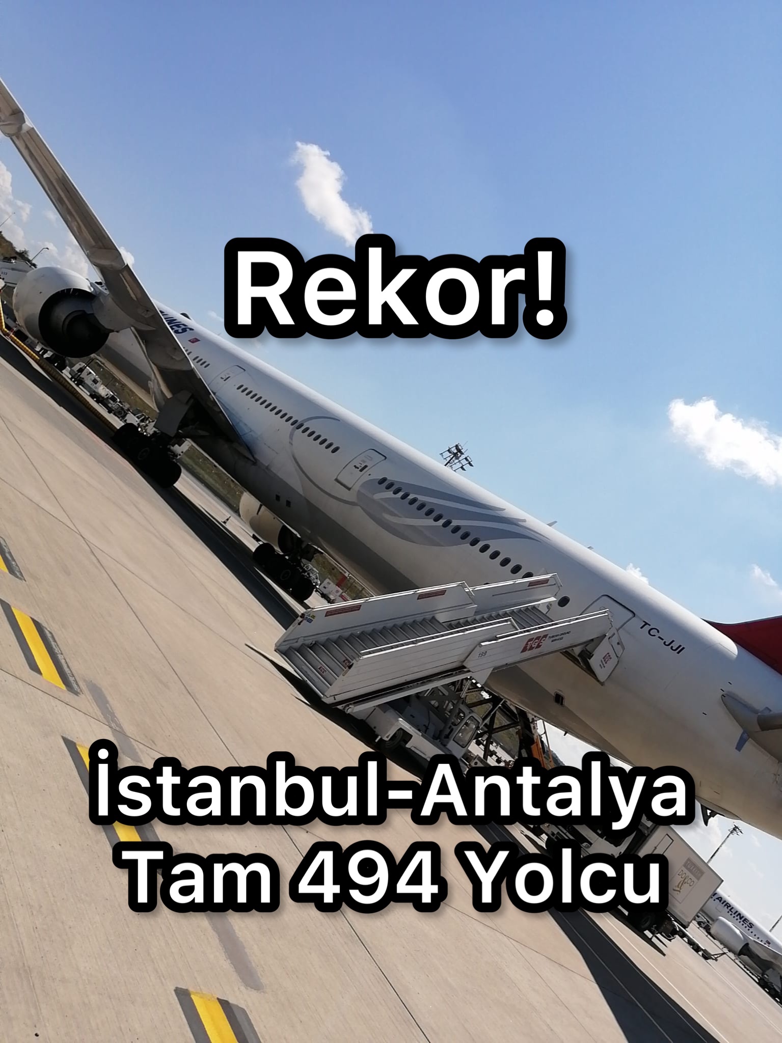 Türk sivil havacılığı ve THY adına bir rekor kırıldı