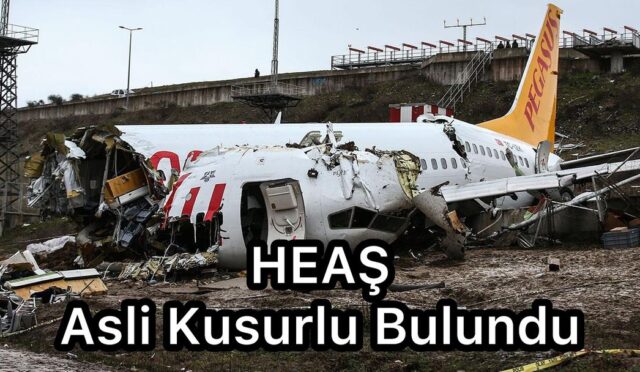 HEAŞ, 3 Kişinin Hayatını Kaybettiği Pegasus Kazasında Asli Kusurlu Bulundu