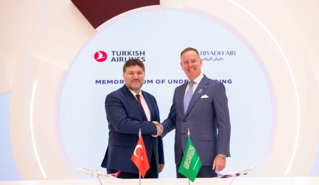 Türk Hava Yolları ve Riyadh Air arasında Mutabakat Zaptı