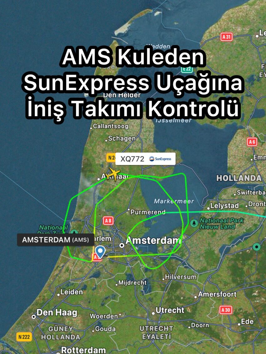 SunExpress Uçağına İniş Takımı Kontrolü #HSMözel