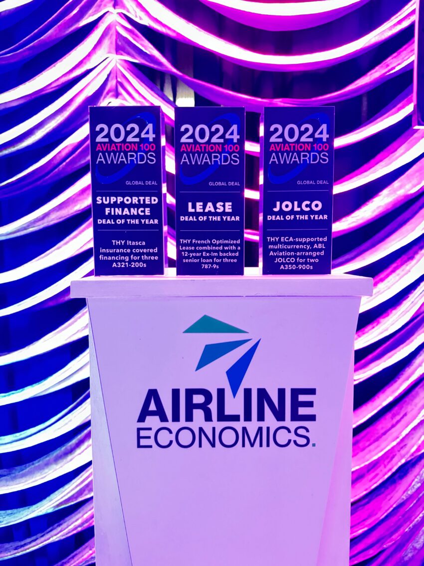 Türk Hava Yolları Airline Economics tarafından üç ayrı finansman ödülüne lâyık görüldü.