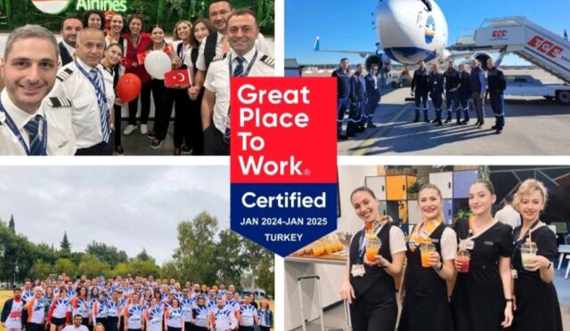 SunExpress, Bir Kez Daha ‘Great Place To Work’ Unvanının Sahibi Oldu