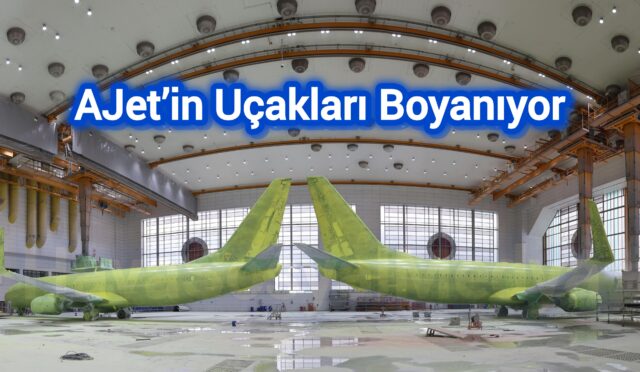 AJet’in Uçakları Boyanıyor