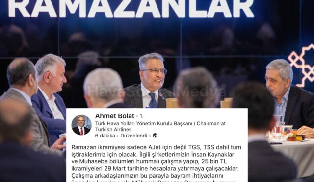 Bolat’tan Ramazan İkramiyesi Açıklaması