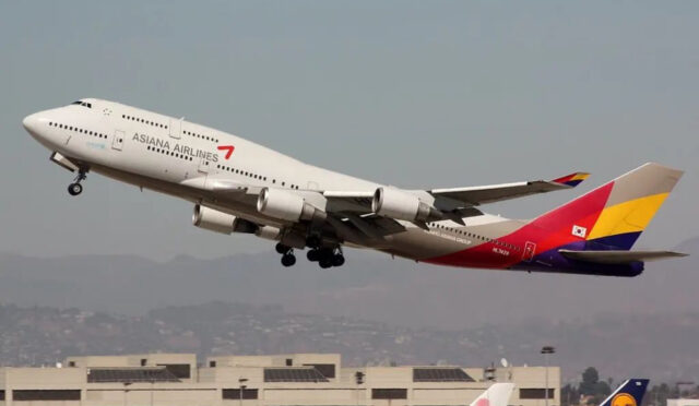 Asiana’nın son B747 tipi uçağı göklere veda etti