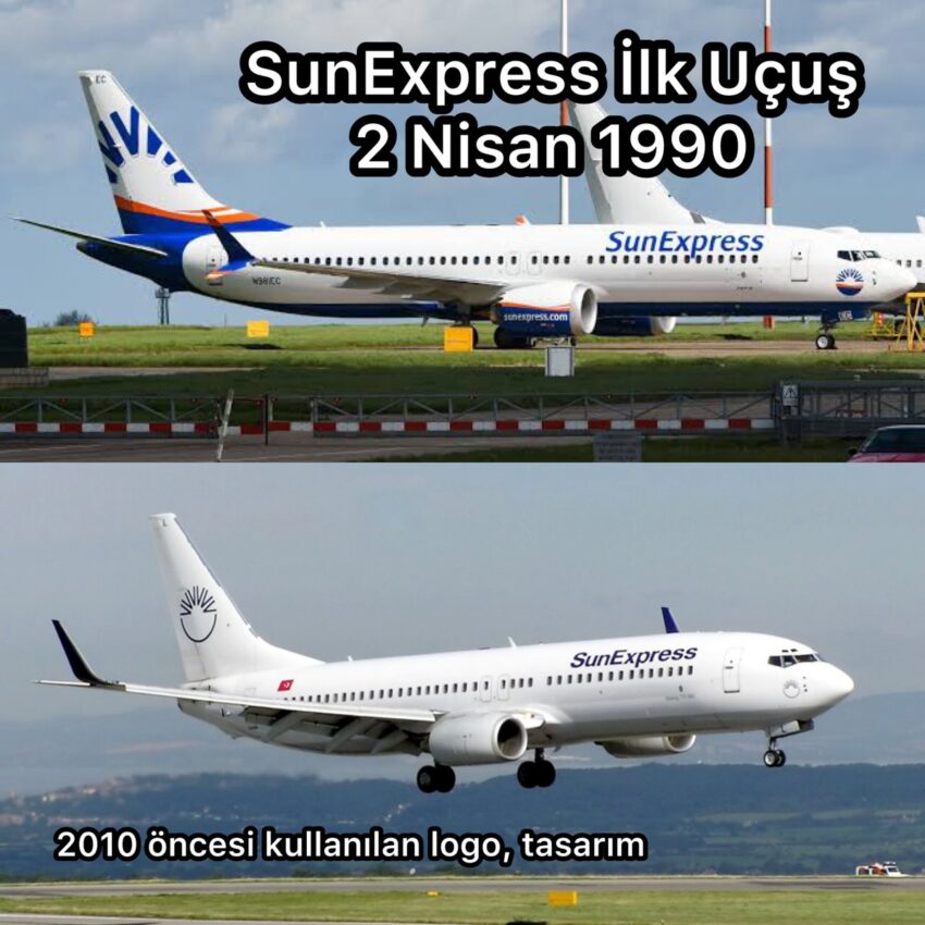 SunExpress 34 Yıl Önce İlk Uçuşunu Yaptı