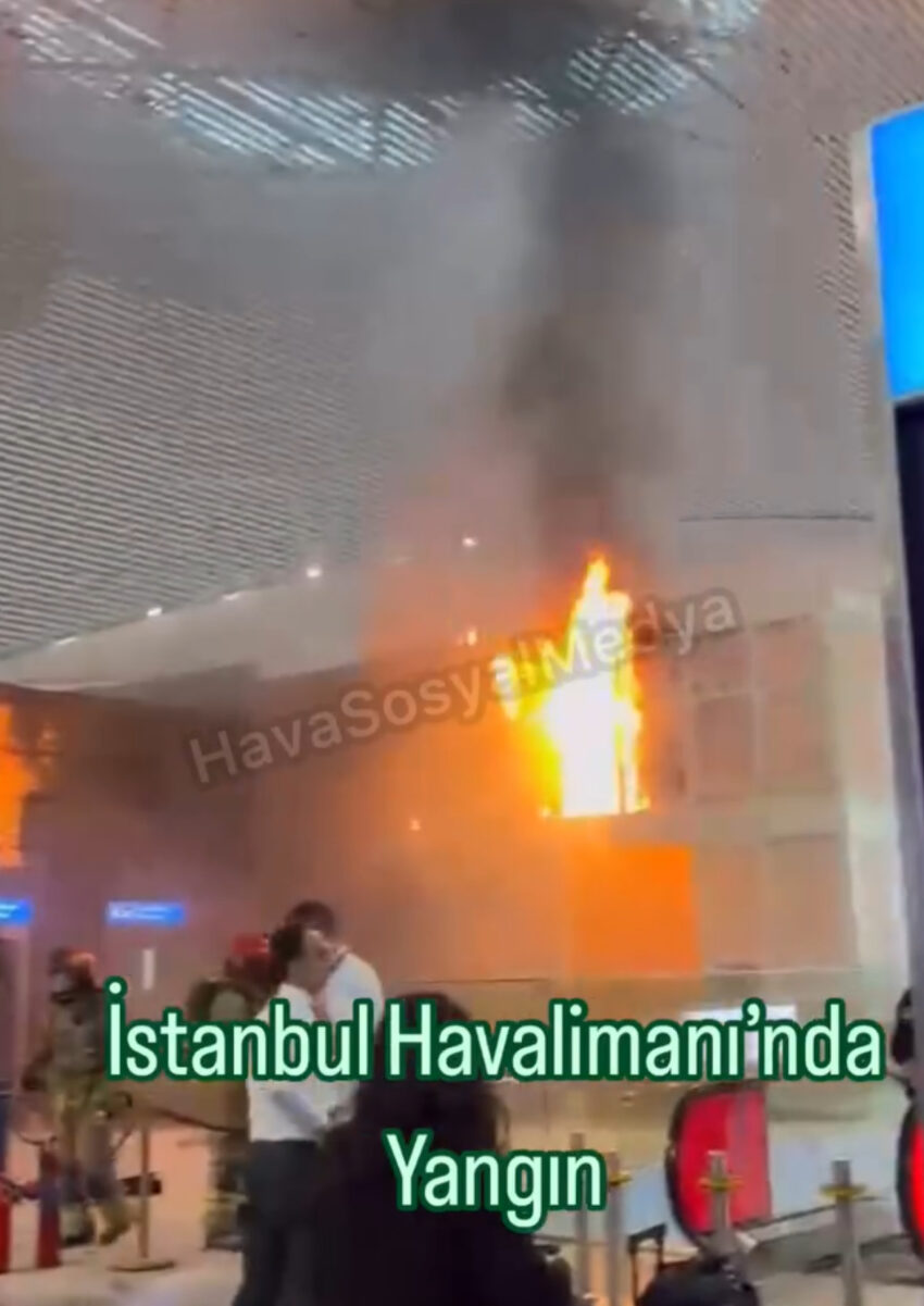 İstanbul Havalimanı’nda Yangın