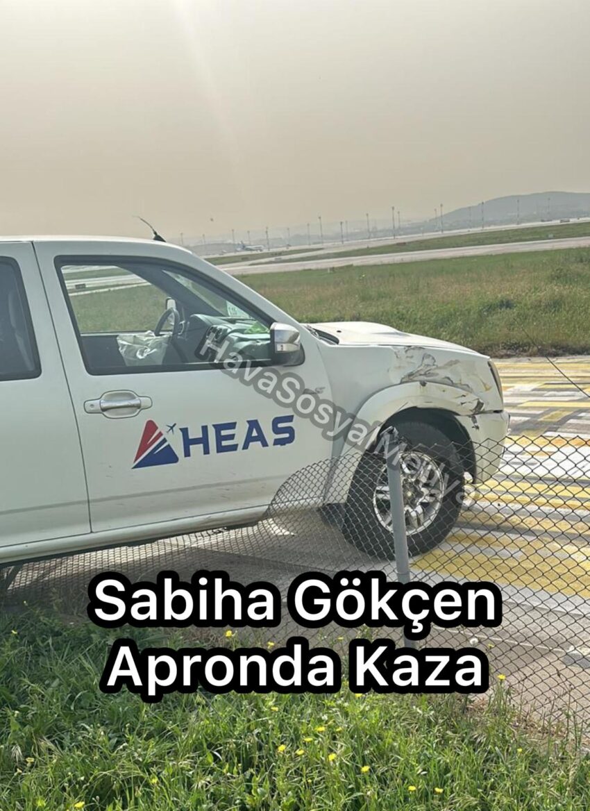Sabiha Gökçen Havalimanı Apronunda Kaza