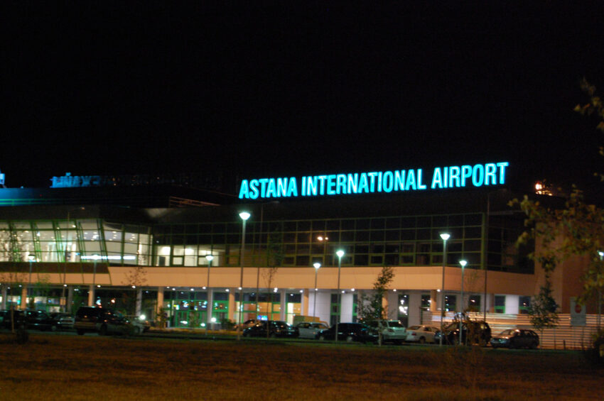 Astana Uluslararası Havalimanı’nda Pist Bakım Çalışmaları