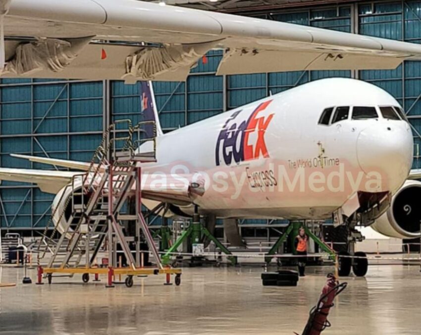 FedEx’e Ait Boeing B767 Uçağı Bugün Hangardan Çıkıyor