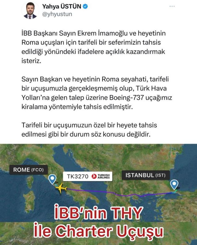 THY’den Roma Açıklaması