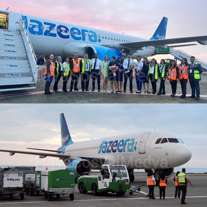 Jazeera Airways, Trabzon Uçuşlarına Başladı