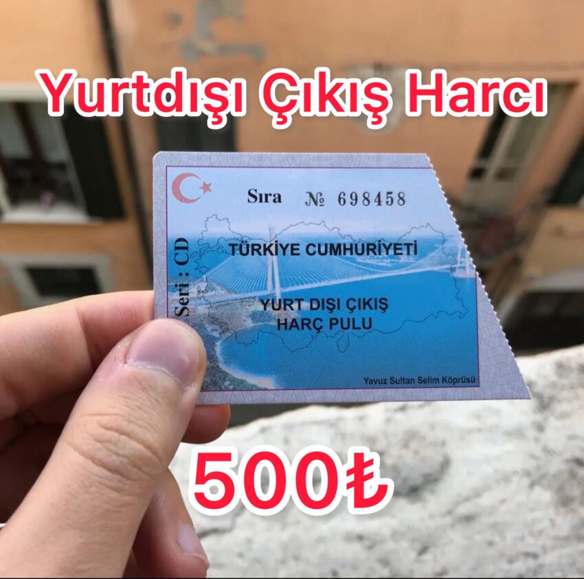 #SonDakika Yurtdışı Çıkış Harcı 500₺ Olacak