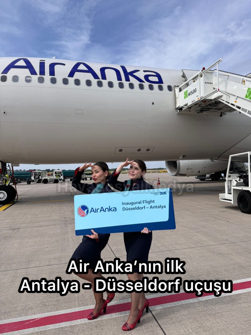 Air Anka ilk Antalya – Düsseldorf – Antalya uçuşunu İcra Etti.