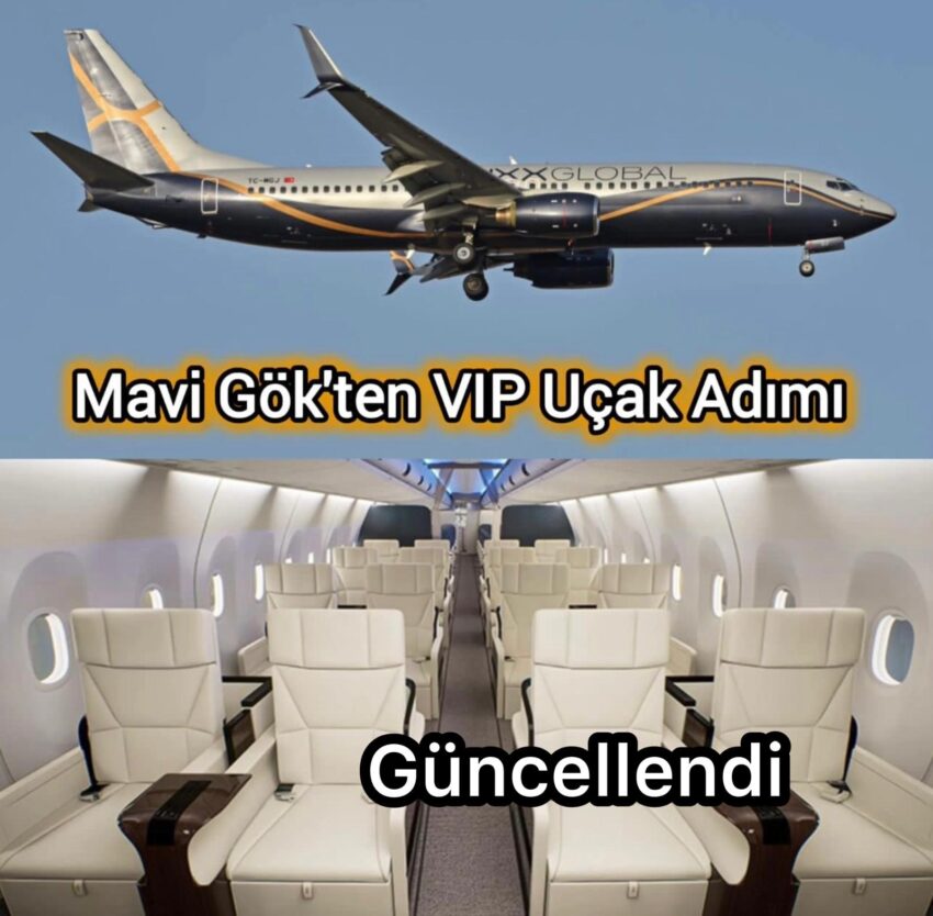 Mavi Gök’ten “VIP Uçak Adımı” isimli haberimize dair düzeltme/bilgilendirme