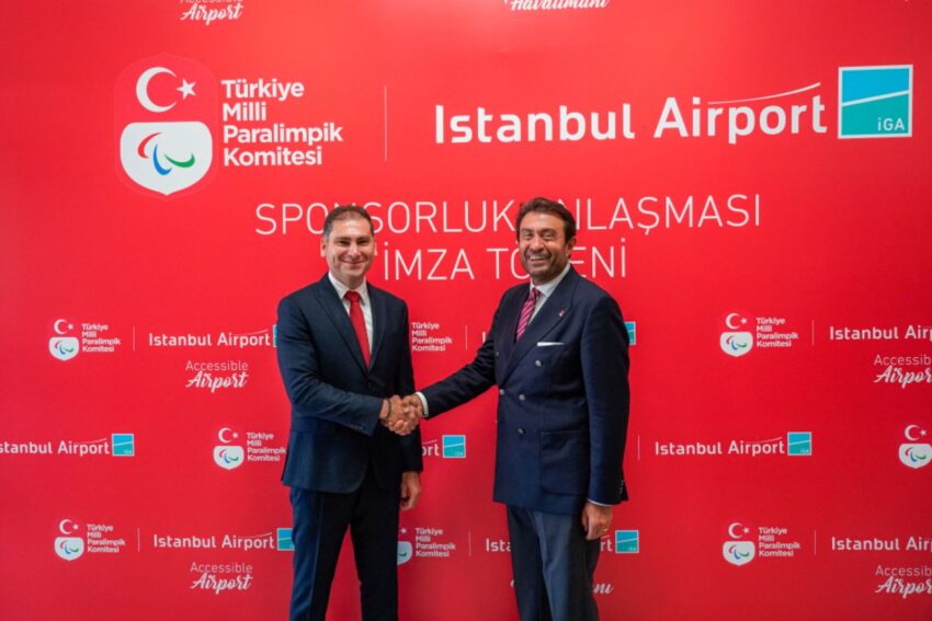 İGA İstanbul Havalimanı Türkiye Millî Paralimpik Komitesi’nin Sponsoru Oldu