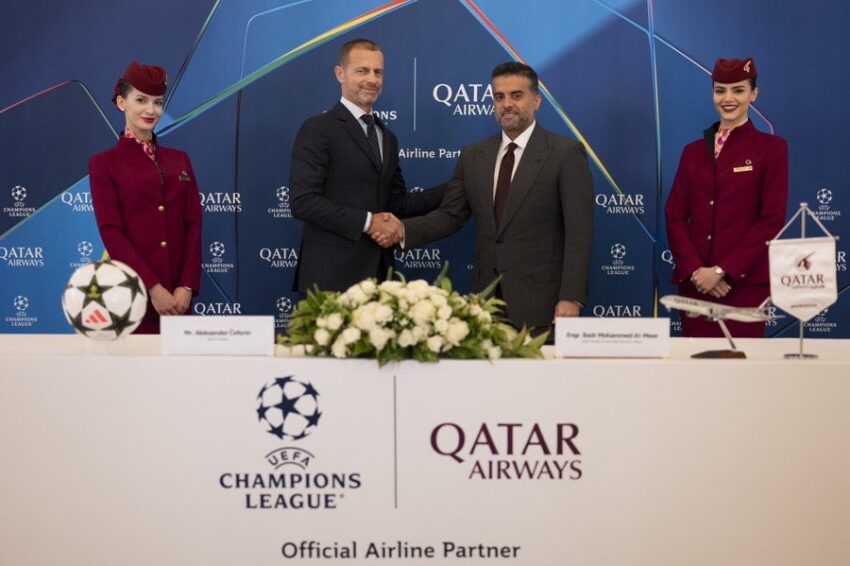 Qatar Airways, 2030’a Kadar UEFA Şampiyonlar Ligi Ortağı Oldu