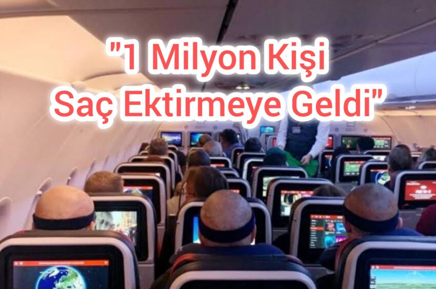 1 Milyon Kişi Saç Ektirmeye Geldi