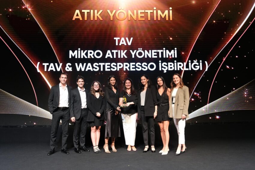 TAV İşletme Hizmetleri Mikro Atık Projesi’yle Sürdürülebilir İş Ödülleri Atık Yönetimi ödülüne layık görüldü.