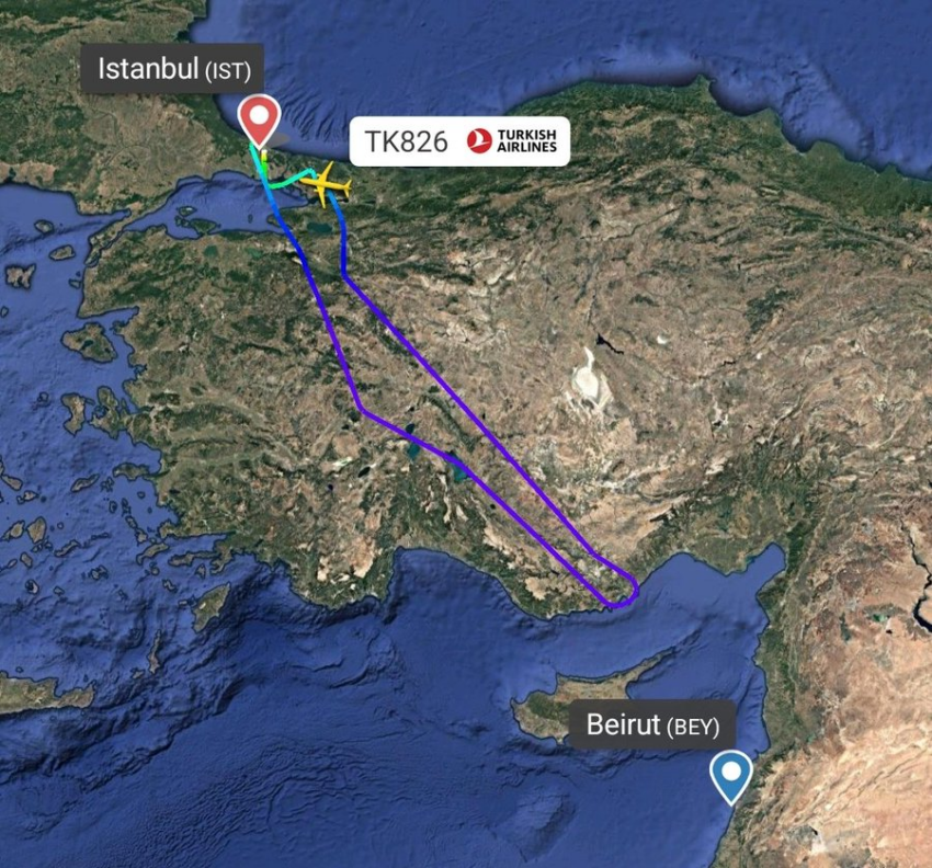 Pegasus ve Diğer Hava Yolu Şirketleri Beyrut Uçuşlarını İptal Etti