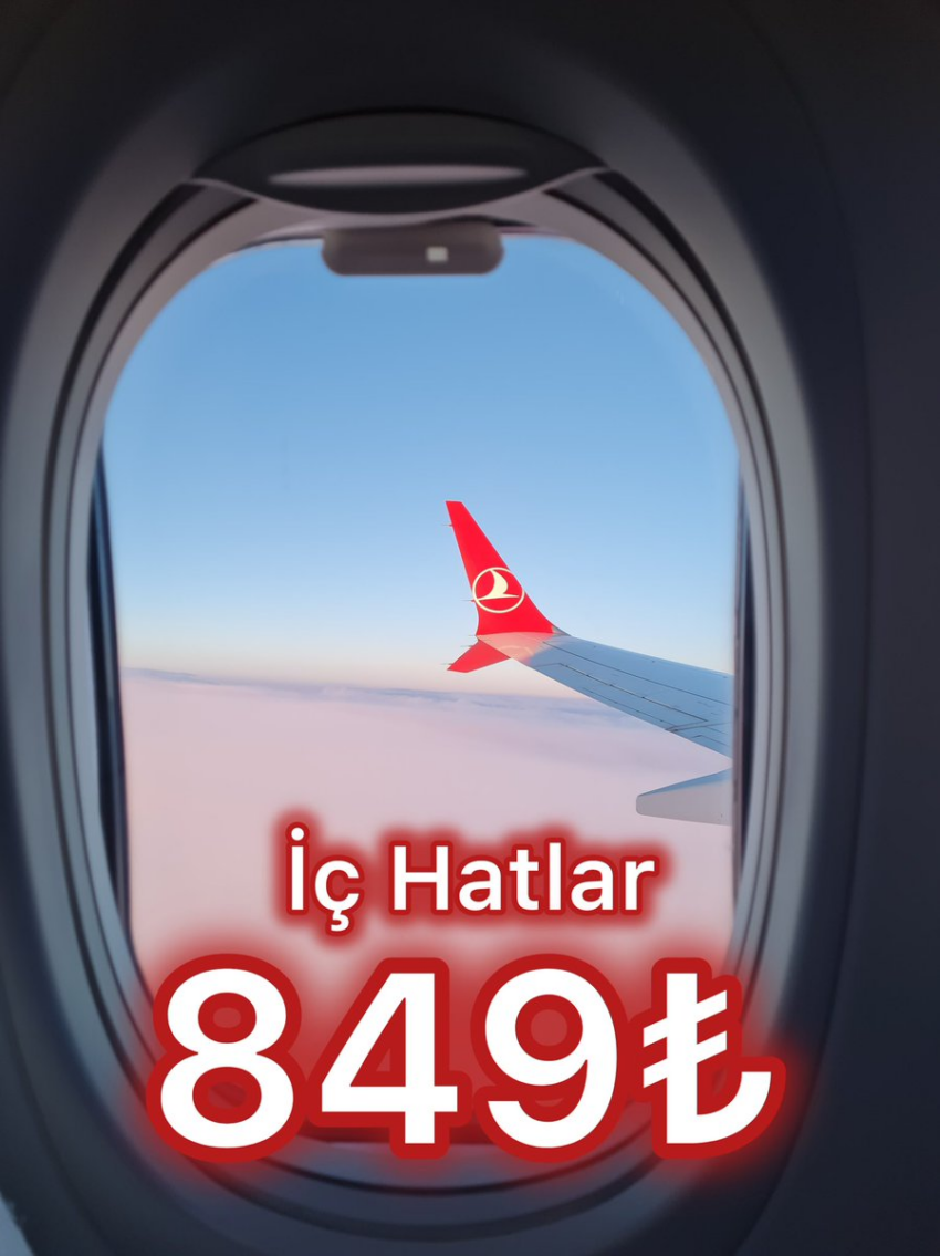 Türk Hava Yolları’ndan İç Hatlar 849₺ Kampanyası