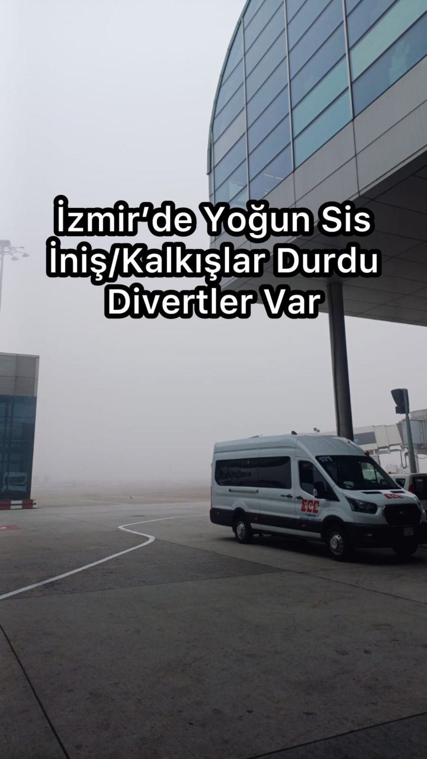 İzmir’de Yoğun Sis