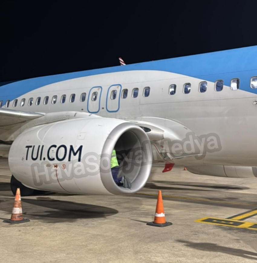 TUI Airways’in Dalaman – Londra Uçağı Kuş Çarpması Nedeniyle Hasar Aldı