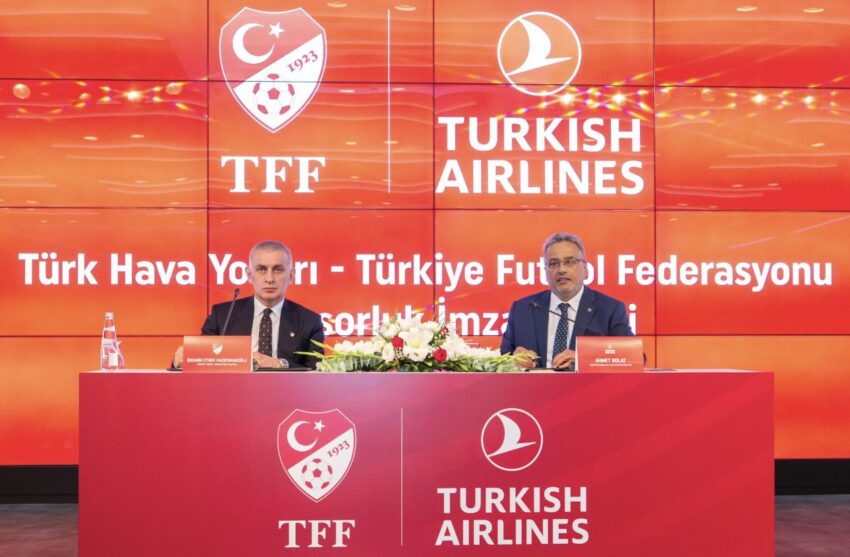 THY, Türkiye Futbol Federasyonu ile Sponsorluk Antlaşması İmzaladı