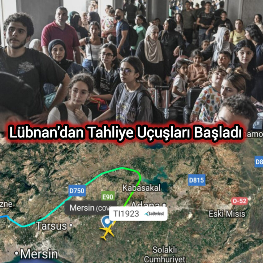 Türk Vatandaşları Lübnan’dan Tahliye Edildi