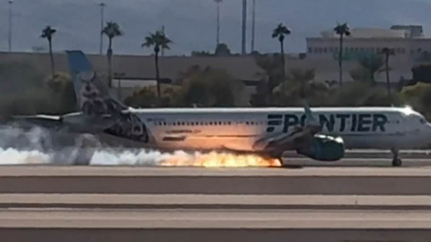 Frontier Airlines’ın San Diego – Las Vegas Uçağında İniş Takımı Yangını Çıktı