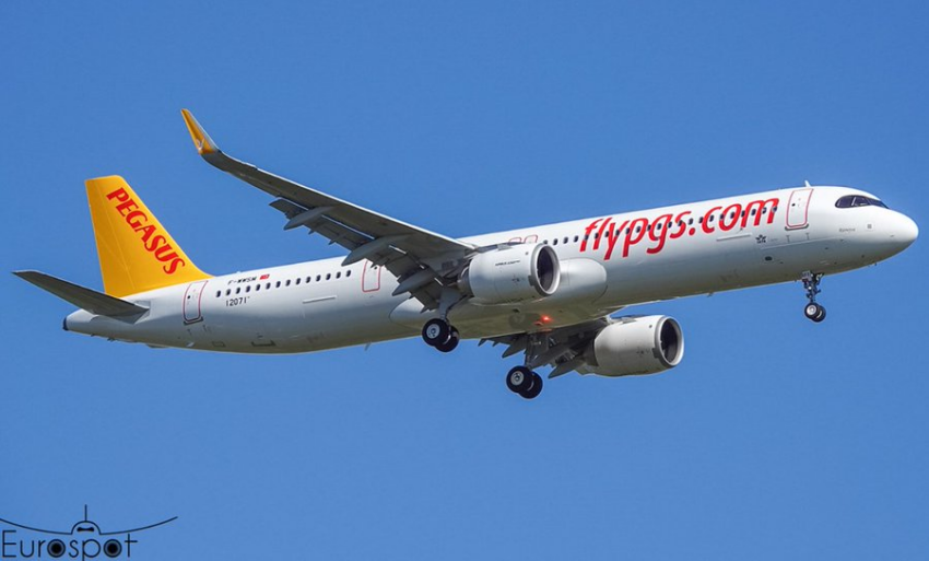 Pegasus’un Yeni Airbus A321neo Uçağı İlk Uçuşunu Yaptı