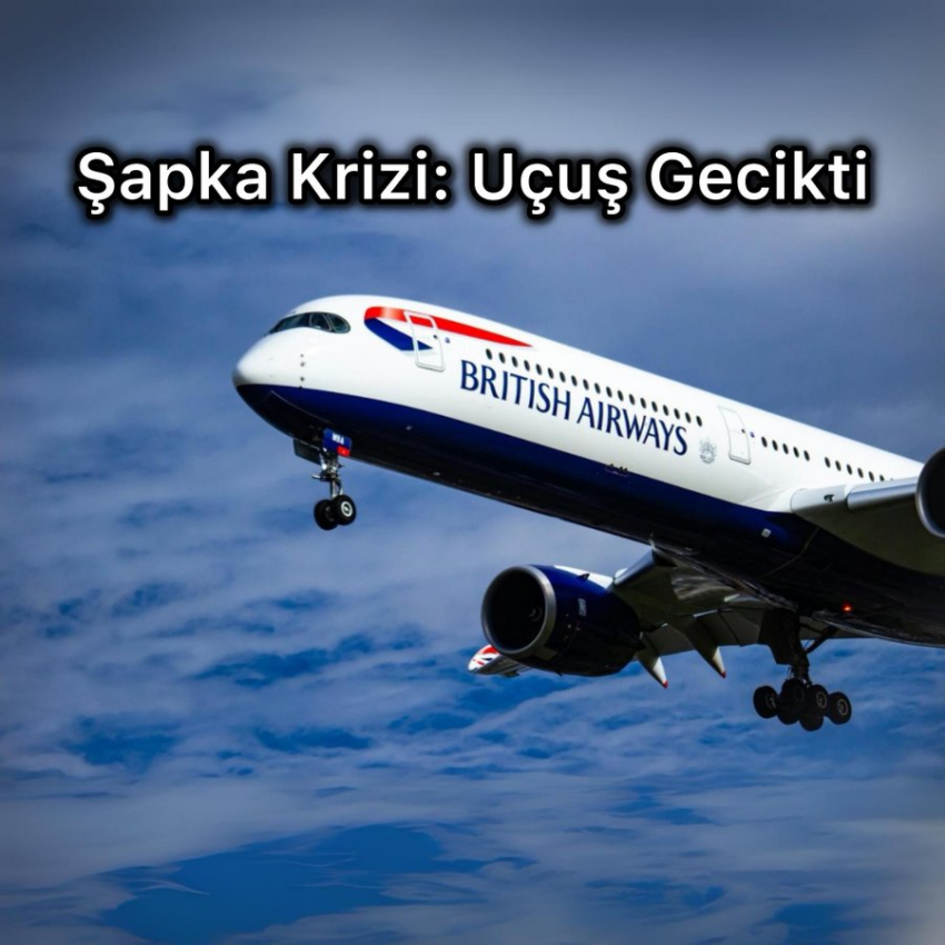 Şapka Krizi: Uçuş Gecikti