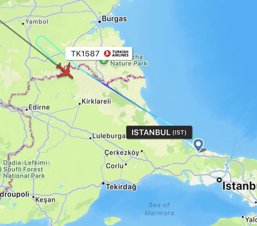 THY A330, İstanbul – Frankfurt Seferinde 7700 Acil Durum Kodu Verdi