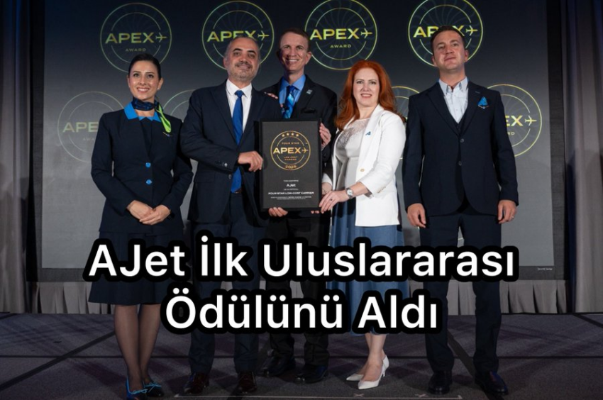 AJet İlk Uluslararası Ödülünü Aldı