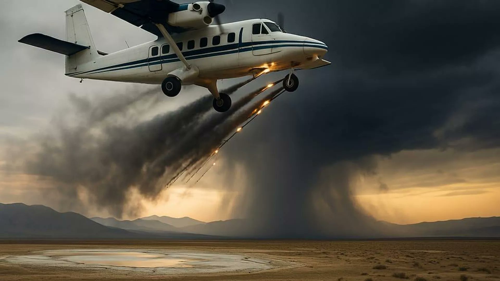 İran, Şiddetli Kuraklık Nedeniyle Bulut Aşılama Operasyonu Başlattı